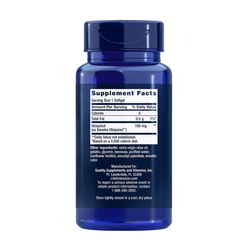 Life Extension Super Ubiquinol CoQ10 100 mg (60 Lágykapszula)