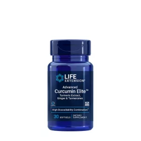   Life Extension Kurkumin lágykapszula Kurkuma és Gyömbér Kivonattal (30 Lágykapszula)