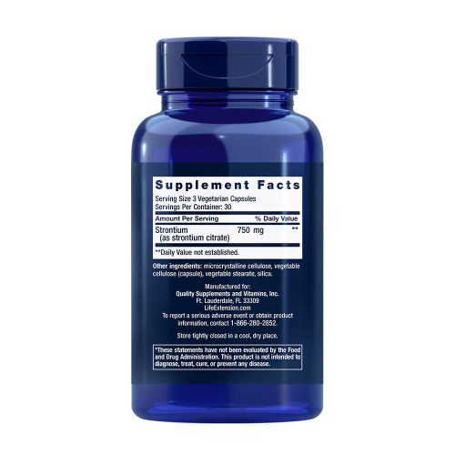 Life Extension Strontium 750 mg (90 Veg Kapszula)