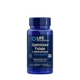   Life Extension Folát 1700 mcg kapszula - Optimized Folate (100 Veg Kapszula)