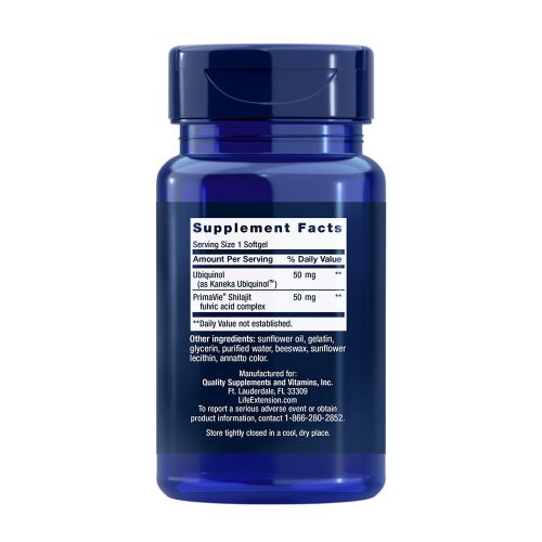 Life Extension Super Ubiquinol CoQ10 50 mg kapszula (Fokozott Mitokondriális Támogatás) (100 Lágykapszula)