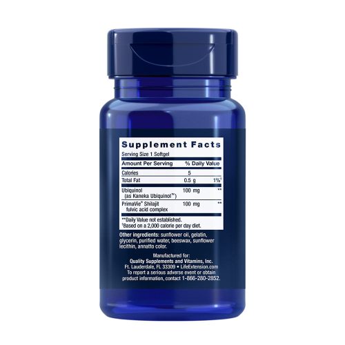 Life Extension Super Ubiquinol CoQ10 100 mg kapszula (Fokozott Mitokondriális Támogatás) (30 Lágykapszula)