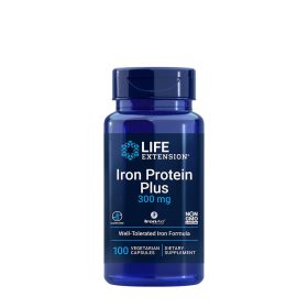   Life Extension Gyorsan Felszívódó Vas kapszula - Iron Protein Plus (100 Veg Kapszula)
