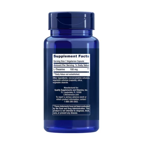 Life Extension L-Theanine (60 Veg Kapszula)
