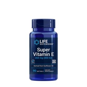   Life Extension E-vitamin (Biológiailag Jól Hasznosuló) 268 mg kapszula - Super Vitamin E (90 Lágykapszula)