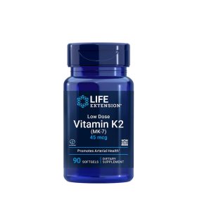   Life Extension Alacsony Dózisú K2-vitamin kapszula - Low Dose Vitamin K2 (90 Lágykapszula)
