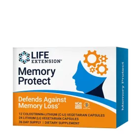   Life Extension Memória és Kognitív Egészségtámogató kapszula - Memory Protect (12 + 24 Vegetáriánus Kapszula)