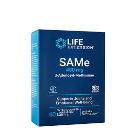   Life Extension SAMe 400 mg (S-Adenosyl-Methionine) (60 Tabletta)