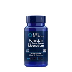   Life Extension Kálium kapszula Elnyújtott Felszabadulású Magnéziummal - Potassium with Extend-Release Magnesium (60 Veg Kapszula)