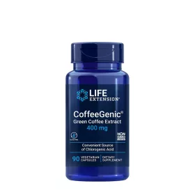   Life Extension CoffeeGenic® Green Coffee Extract - Zöld tea kivonat (90 Veg Kapszula)