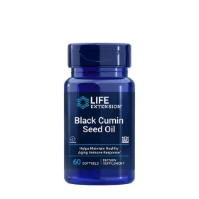   Life Extension Black Cumin Seed Oil - Feketekömény olaj (60 Lágykapszula)