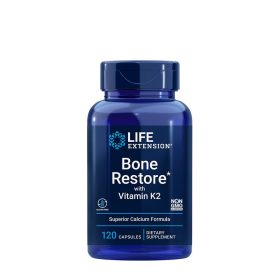   Life Extension Bone Restore with Vitamin K2 - Csontok Egészsége (120 Kapszula)