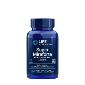   Life Extension Super Miraforte with Standardized Lignans - Tesztoszteron Támogatás (120 Veg Kapszula)