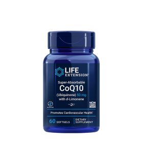   Life Extension Super-Absorbable CoQ10 (Ubiquinone) with d-Limonene (60 Lágykapszula)