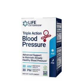   Life Extension Triple Action Blood Pressure - Egészséges Vérnyomás (60 Veg Tabletta)