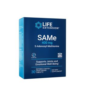   Life Extension SAMe 400 mg (S-Adenosyl-Methionine) (30 Tabletta)