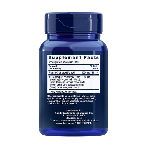Life Extension Vitamin C and Bio-Quercetin Phytosome (60 Veg Tabletta)