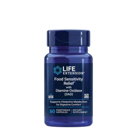   Life Extension Food Sensitivity Relief with Diamine Oxidase (DAO) (60 Kapszula)