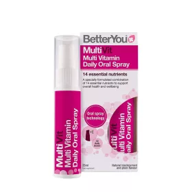   BetterYou Multivitamin Szájspray (25 ml, Természetes Fekete Ribizli és Szilva)