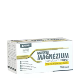   JutaVit Szerves Magnézium granulátum italpor (30 tasak, Citrom)