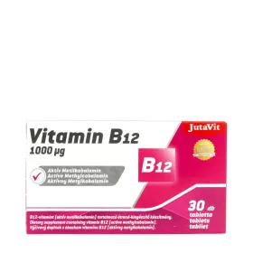   JutaVit B12-vitamin 1000µg Aktív Metilkobalamin (30 Tabletta)