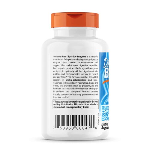 Doctor's Best Emésztőenzim kapszula - Digestive Enzymes (90 Veggie Kapszula)