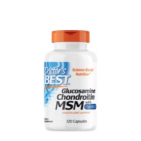   Doctor's Best Glükózamin Kondroitin MSM kapszula OptiMSM-el (120 Kapszula)