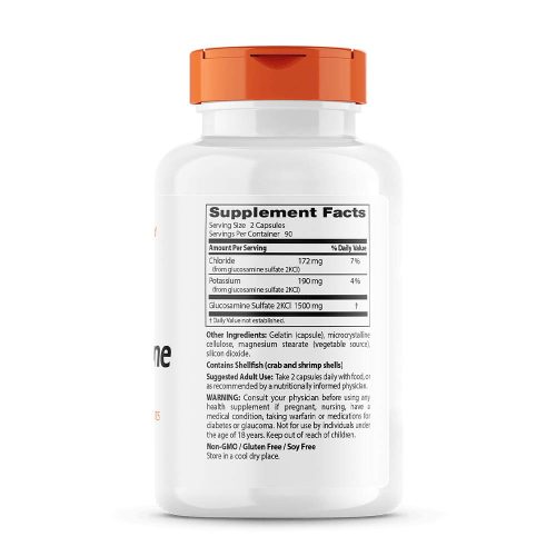 Doctor's Best Glükózamin-szulfát 750 mg (180 Kapszula)