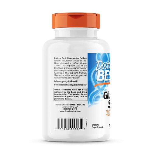 Doctor's Best Glükózamin-szulfát 750 mg (180 Kapszula)