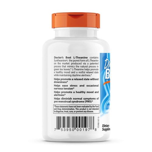 Doctor's Best L-Theanine és Suntheanine 150 mg (90 Veggie Kapszula)
