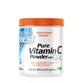   Doctor's Best Tiszta C-vitamin por - Pure Vitamin C Powder With Quali-C  (250 g)