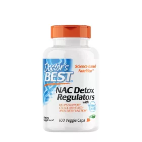   Doctor's Best NAC (N-Acetyl Cysteine) kapszula - NAC Detox Regulators  (180 Veg Kapszula)
