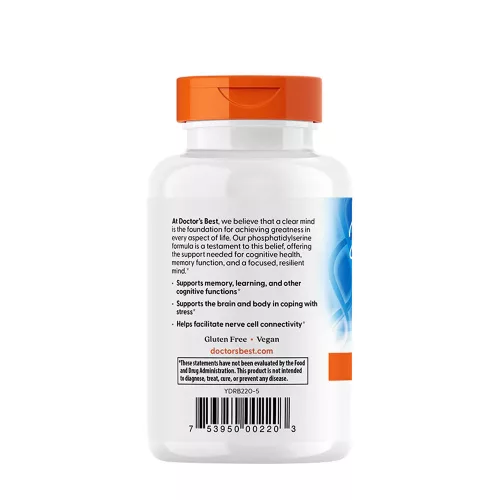 Doctor's Best Phosphatidyl Serine - Foszfatidil-szerin (120 Veggie Kapszula)