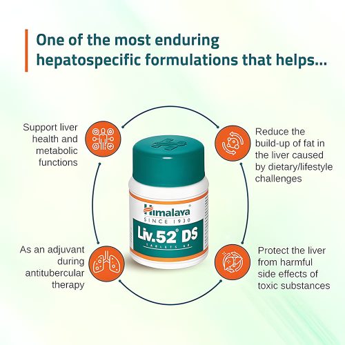 Himalaya Extra Erős Májvédő tabletta - Liv.52 DS (60 Tabletta)