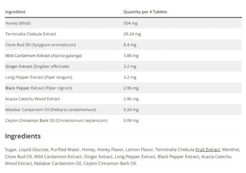 Himalaya Koflet-H - torokcukorka (12 szopogatótabletta, Gyömbér)