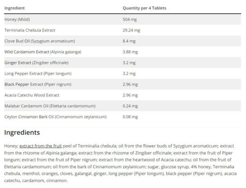 Himalaya Koflet-H - torokcukorka (12 szopogatótabletta, Narancs)