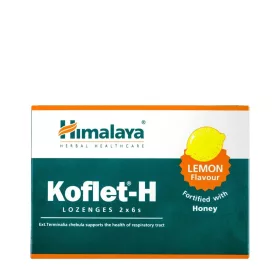   Himalaya Koflet-H - torokcukorka (12 szopogatótabletta, Citrom)