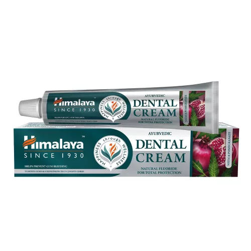 Himalaya Ajurvédikus Fogkrém Természetes Fluoriddal (100 g, Gránátalma)