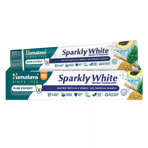 Himalaya Sparkly White Fogfehérítő Gyógynövényes Fogkrém (75 ml)