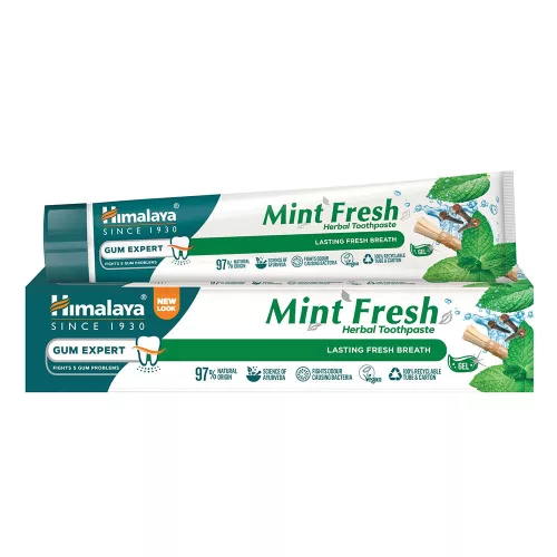 Himalaya Mint Fresh Frissítő, Mentás Gyógynövényes Fogkrémgél (75 ml)