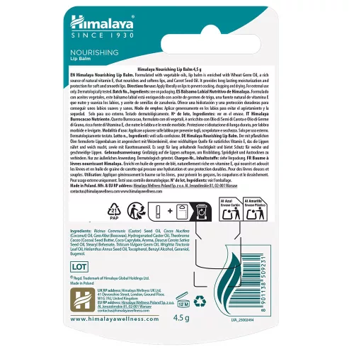 Himalaya Tápláló Ajakbalzsam (4,5 g)