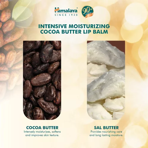 Himalaya Intenzíven Hidratáló Kakaóvajas Ajakbalzsam (10 g, Kakaóvaj)