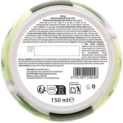 Himalaya Olívás ExtraTápláló Bőrápoló Krém (50 ml, Olíva)