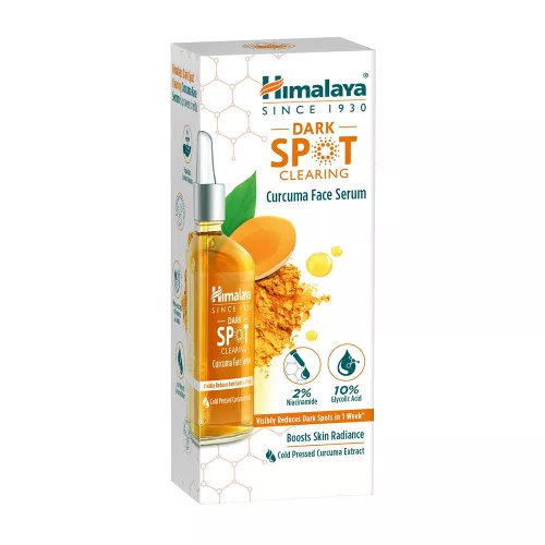 Himalaya Sötét Foltok Elleni Tisztító Arcszérum Bio Kurkumával (30 ml, Kurkuma)