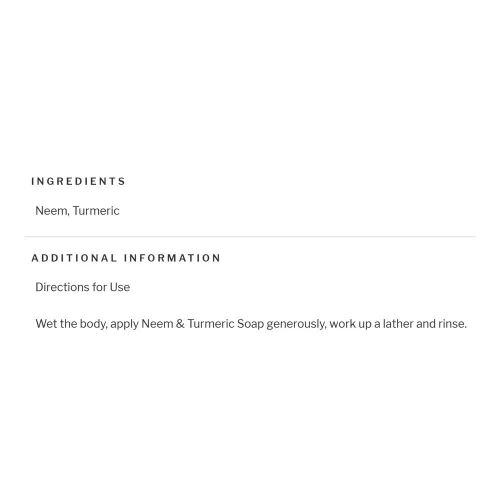 Himalaya Nim és Kurkuma Bőrvédő Szappan (75 g)