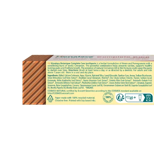 Himalaya Botanique Natúr Teljes Körű Védelmet Biztosító Fahéjas Fogkrém (75 ml, Fahéj)