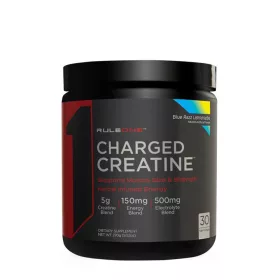   Rule1 Kreatin Keverék por - Charged Creatin (270 g, Kék Málna Limonádé)