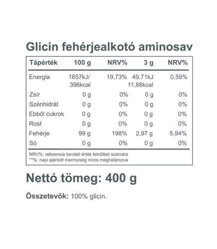 Vitaking Glicin 400 g por (400 g)