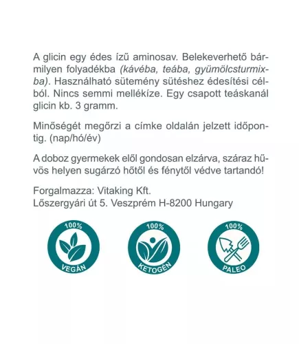 Vitaking Glicin 400 g por (400 g)