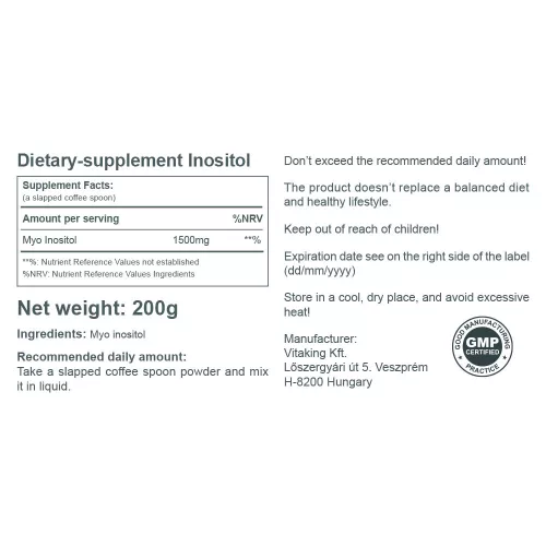 Vitaking Inozitol Por (200 g)